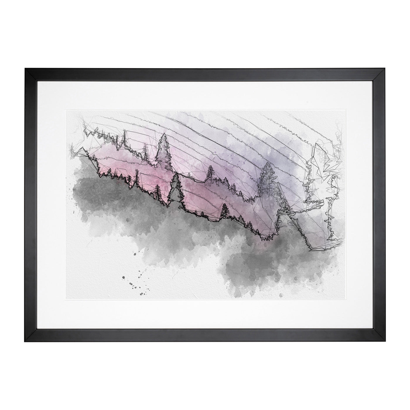 Purple Forest Sketch