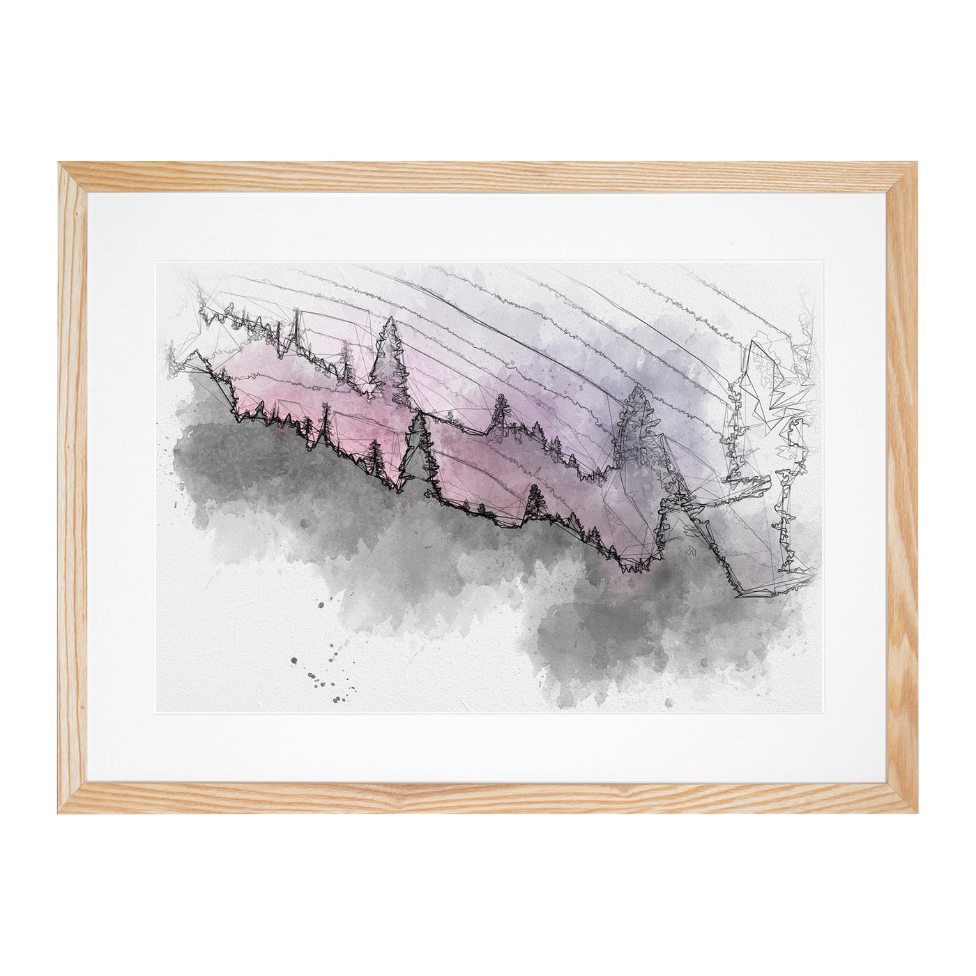 Purple Forest Sketch