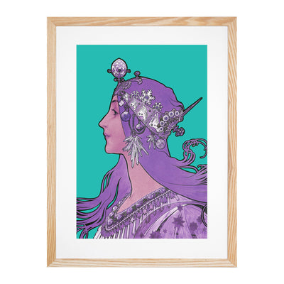 Purple Zodiac By Alphonse Mucha