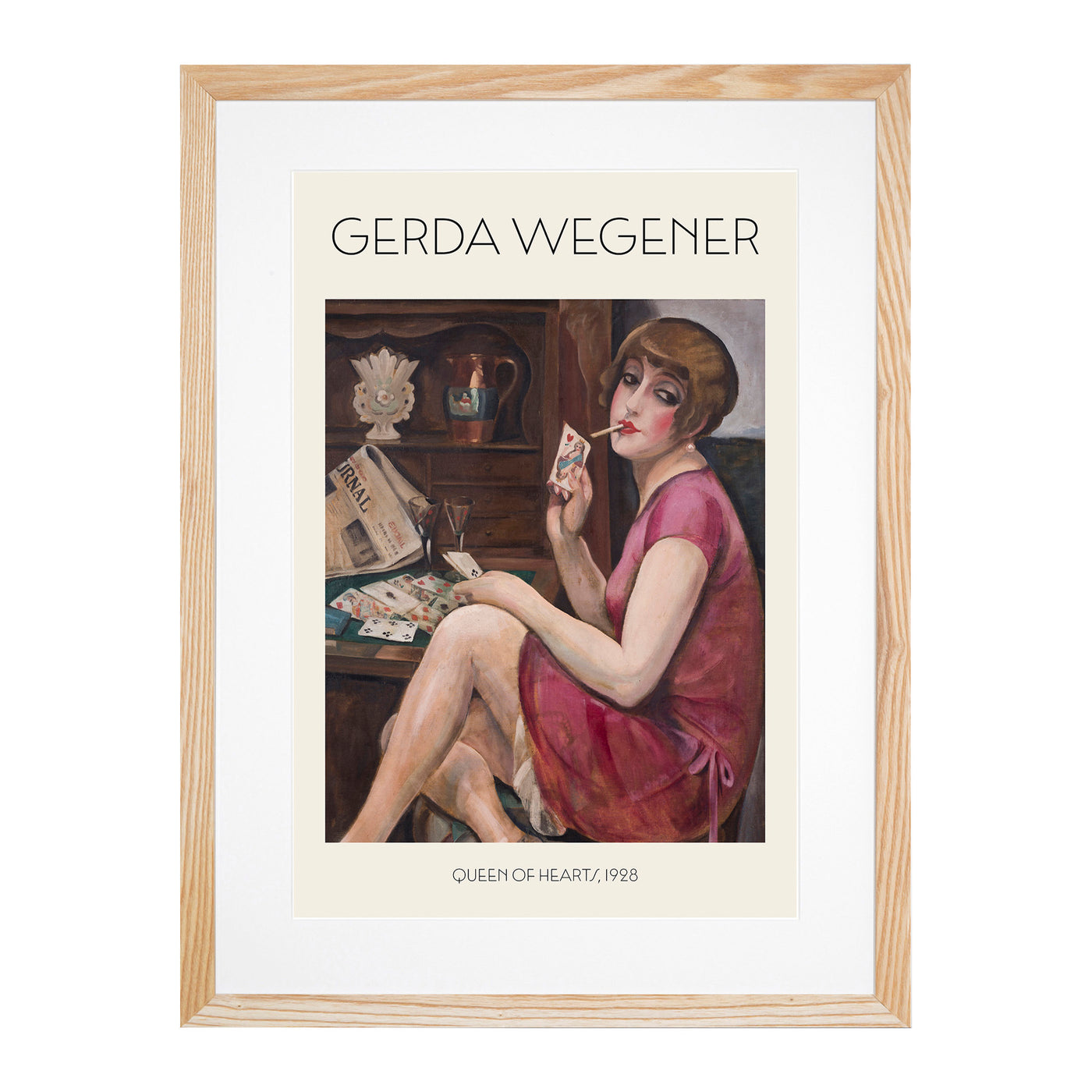 Queen Of Hearts Print By Gerda Wegener