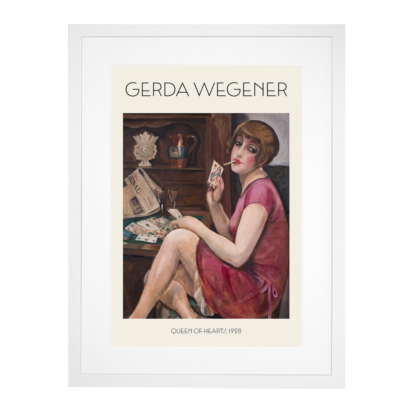 Queen Of Hearts Print By Gerda Wegener