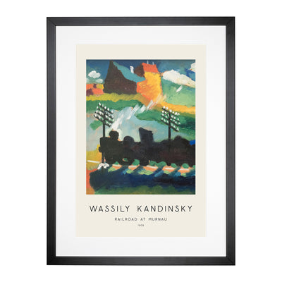 Railroad At Murnau Print By Wassily Kandinsky Framed Print Main Image