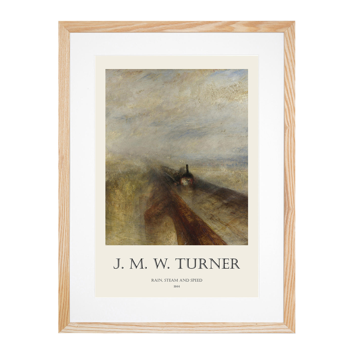 Rain, Steam And Speed Print By Joseph-Mallord William Turner