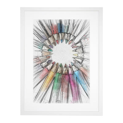 Rainbow Coloured Pencils