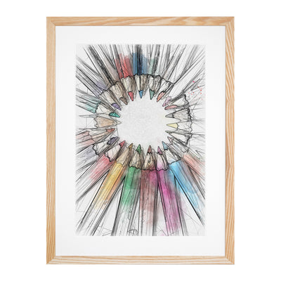 Rainbow Coloured Pencils