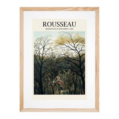 Rendezvous In The Forest Print By Henri Rousseau