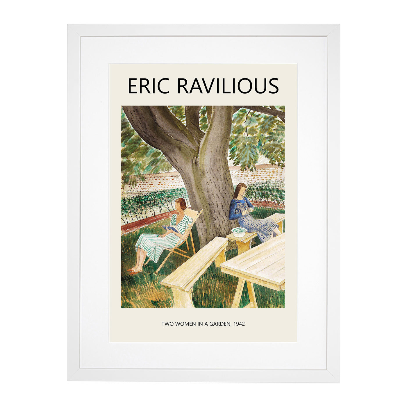 Resting Print By Eric Ravilious