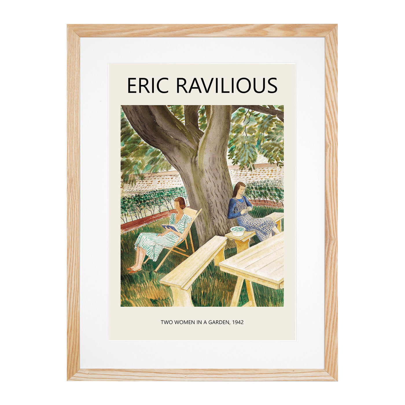 Resting Print By Eric Ravilious