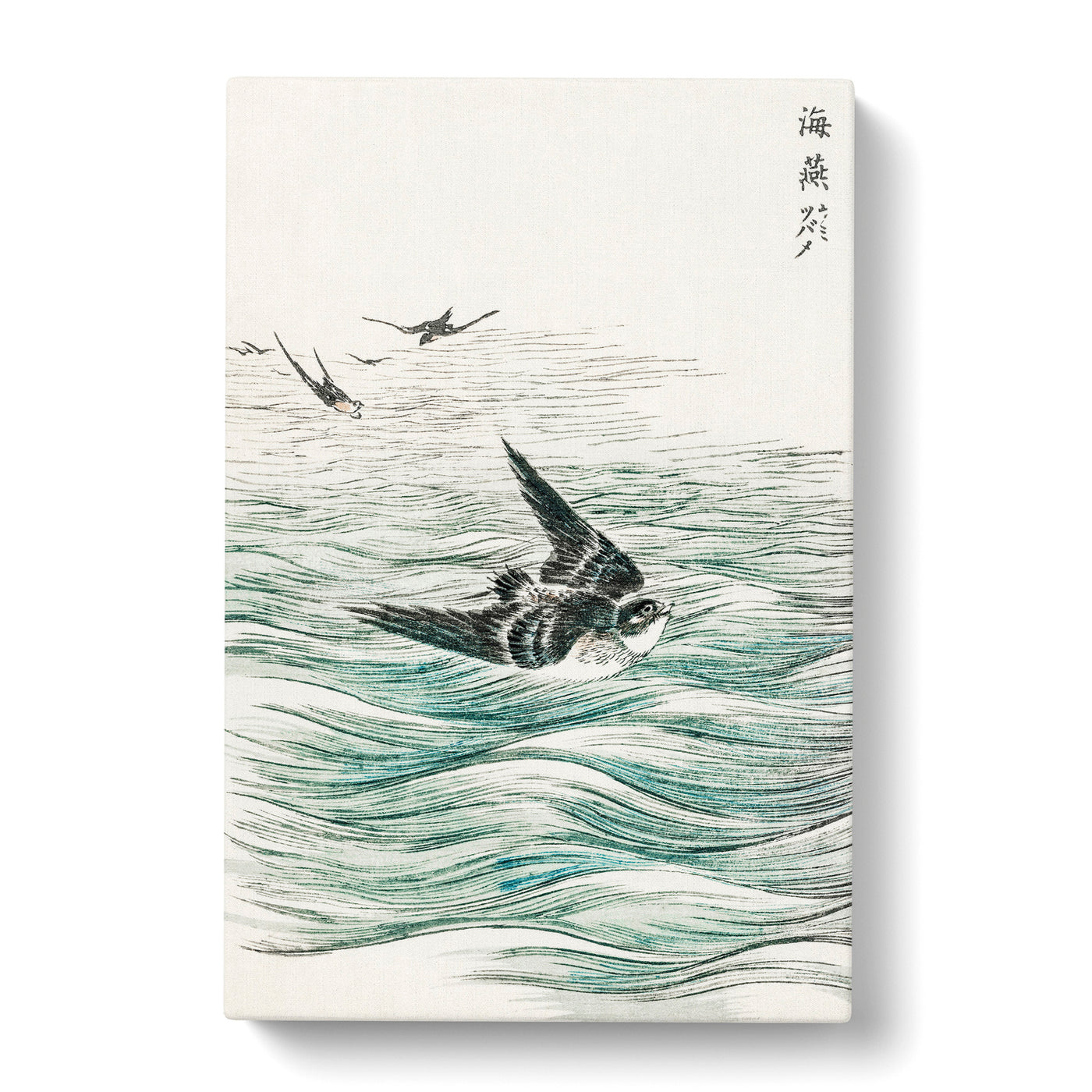 Riu Kiu House Swallows By Numata Kashu Canvas Print Main Image