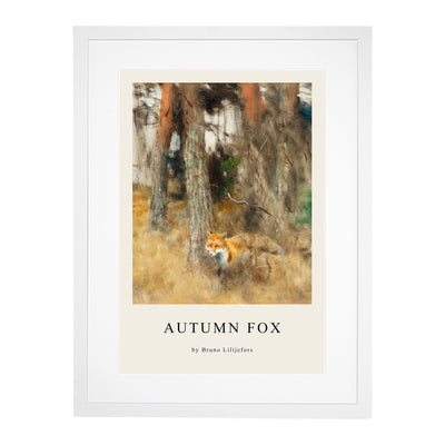 Roaming Fox Print By Bruno Liljefors