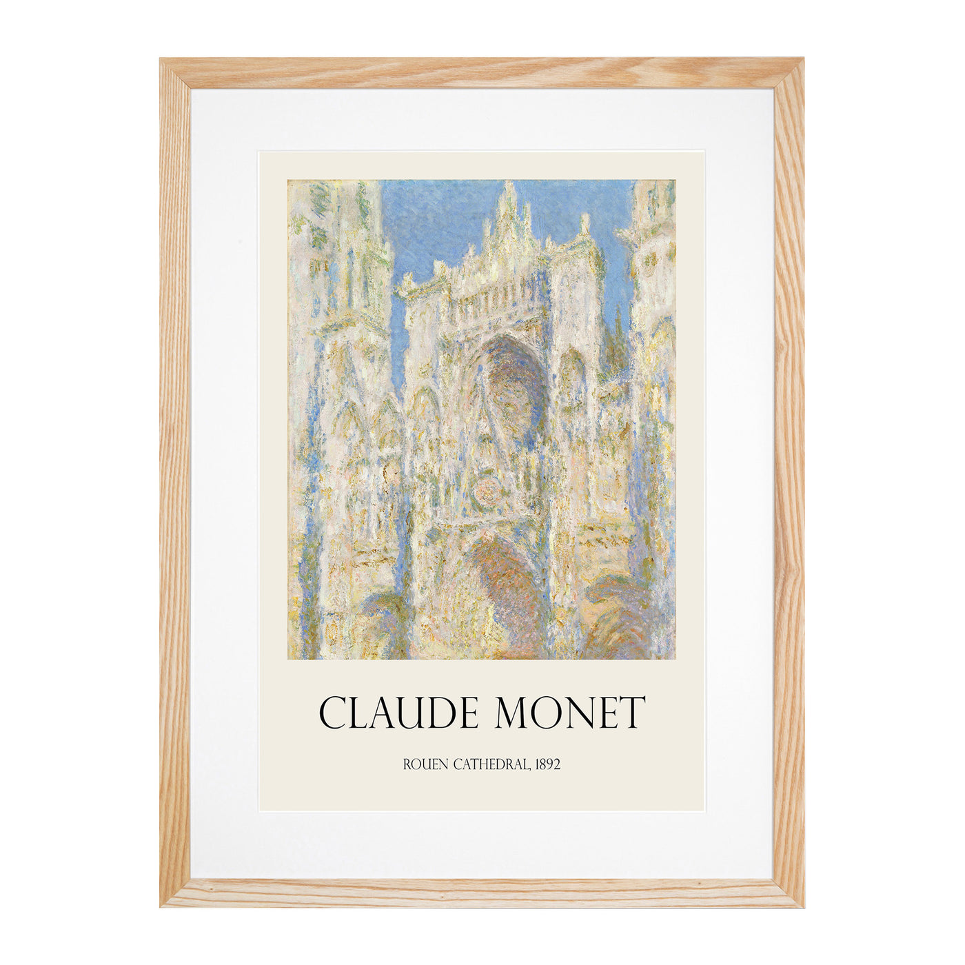 Rouen Cathedral Vol.2 Print By Claude Monet