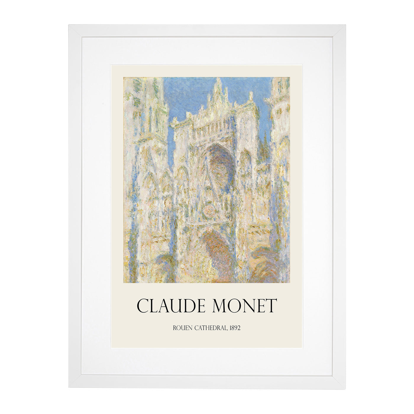 Rouen Cathedral Vol.2 Print By Claude Monet