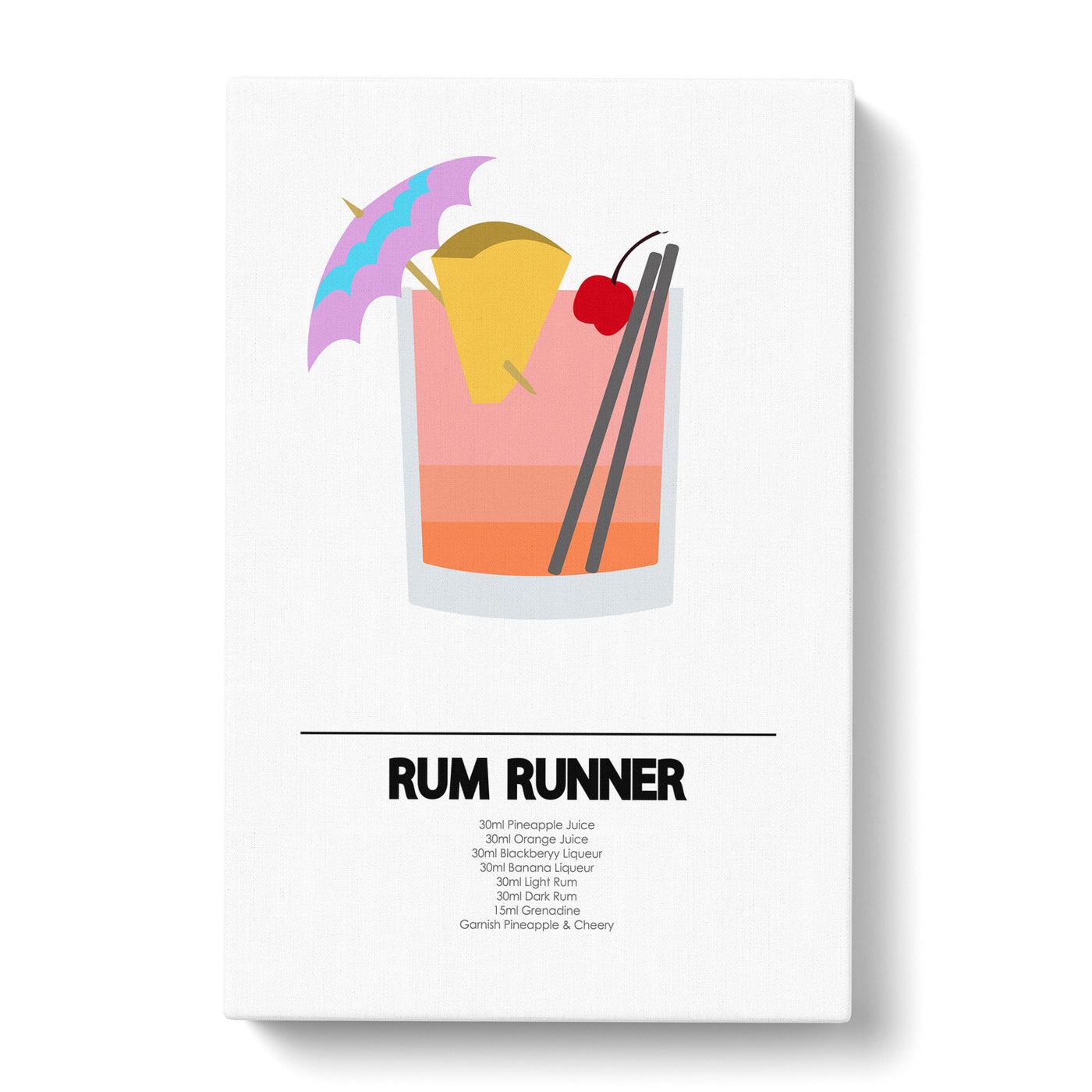 Rum Runner Cocktail Canvas Print Main Image