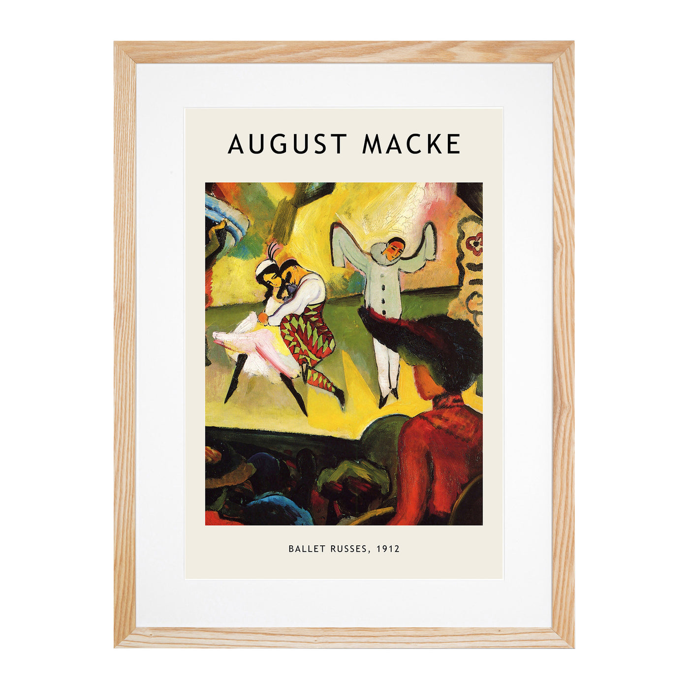 Russian Ballet Print By August Macke