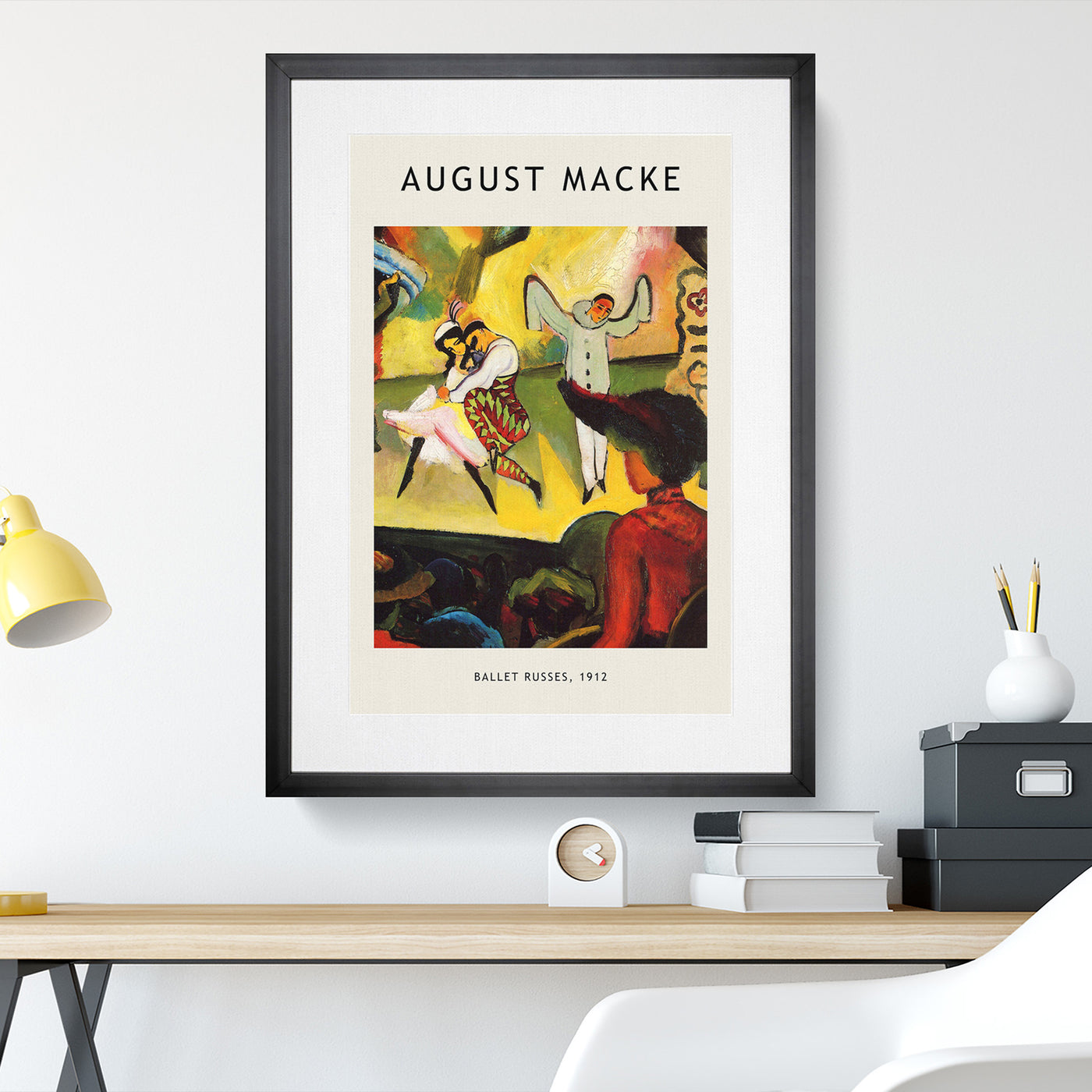 Russian Ballet Print By August Macke