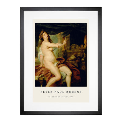 Sacrificing Dido Print By Peter Paul Rubens Framed Print Main Image