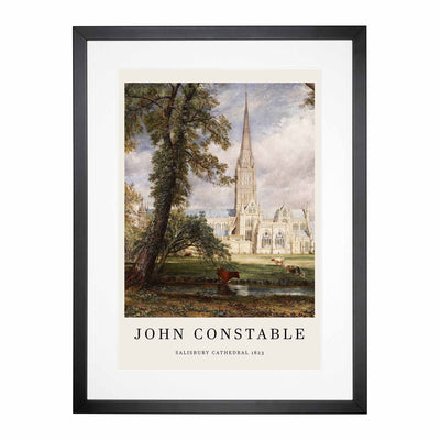 Salisbury Cathedral Vol.1 Print By John Constable Framed Print Main Image