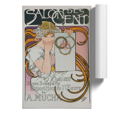 Salon Des Cent Vol.1 By Alphonse Mucha