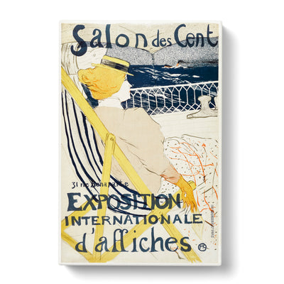 Salon Des Cent Byx Henri De Toulouse Lautreccan Canvas Print Main Image