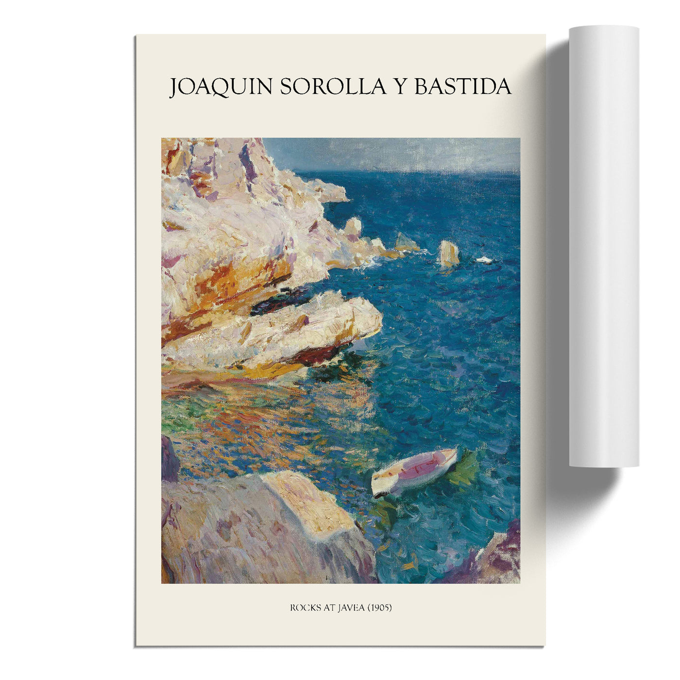 Sea Cliffs Print By Joaquin Sorolla Y Bastida