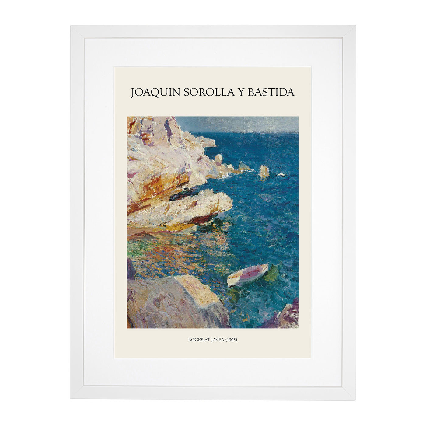 Sea Cliffs Print By Joaquin Sorolla Y Bastida