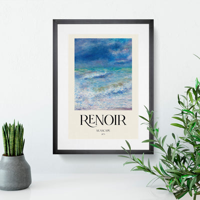 Seascape Print By Pierre-Auguste Renoir