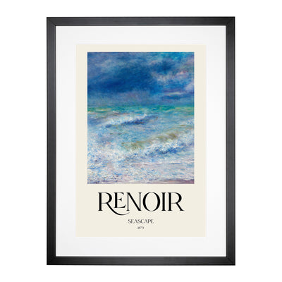 Seascape Print By Pierre-Auguste Renoir Framed Print Main Image