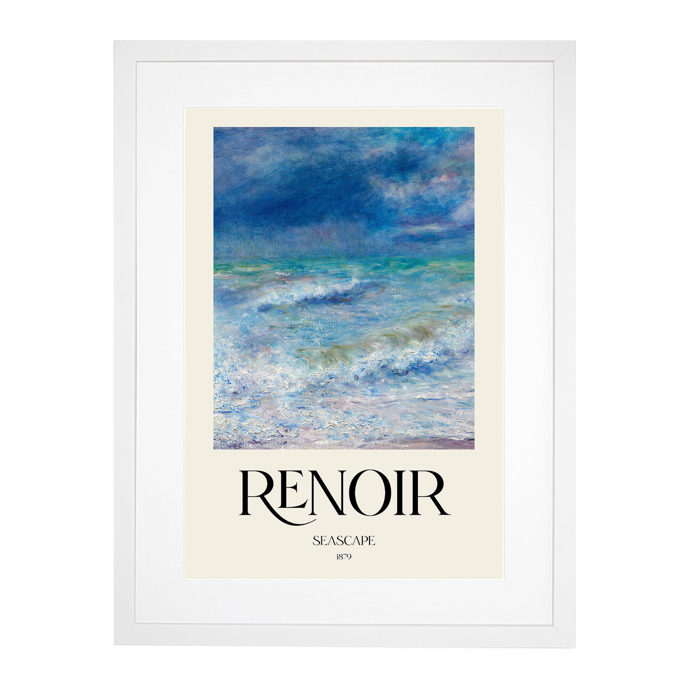 Seascape Print By Pierre-Auguste Renoir