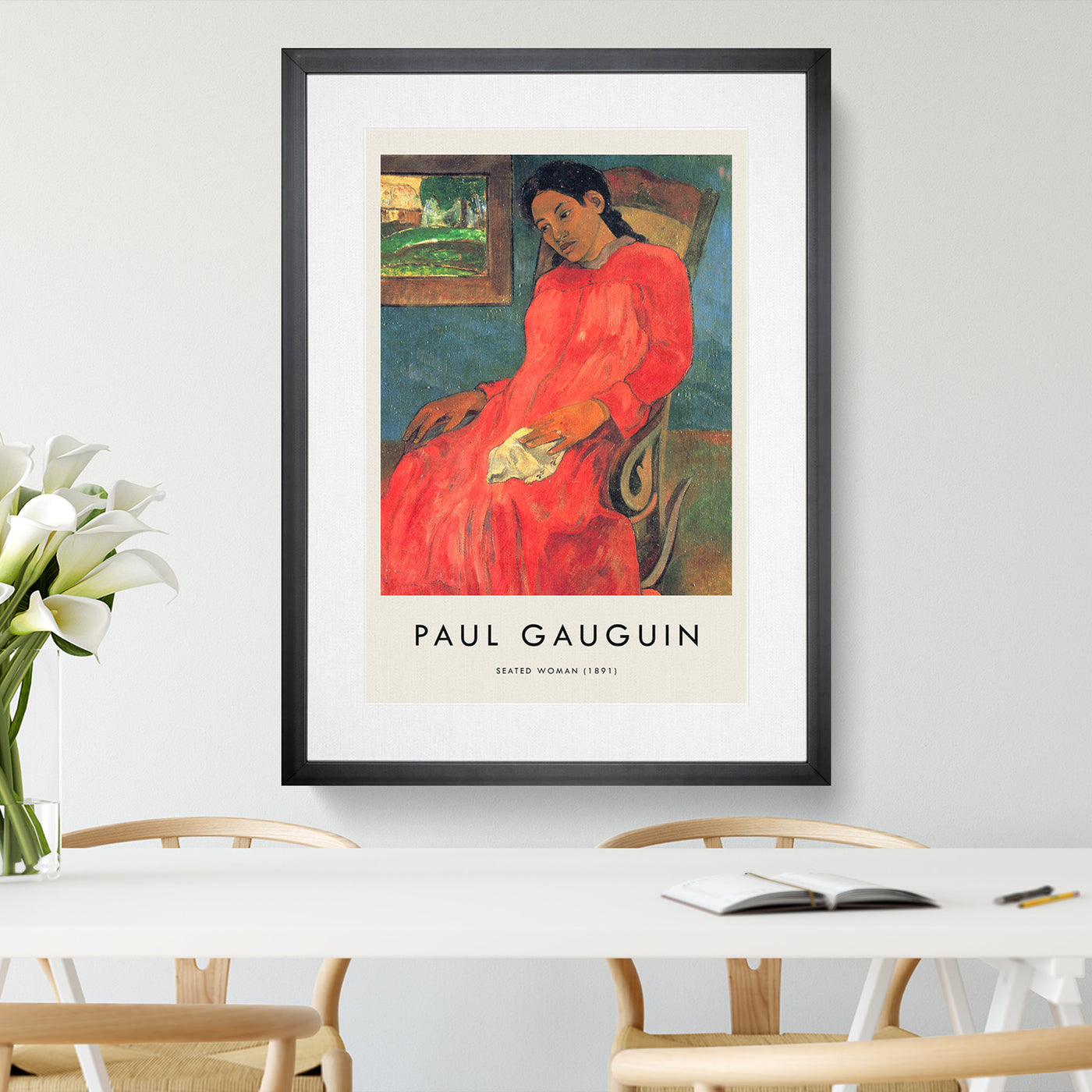 Seated Woman Vol.1 Print By Paul Gauguin