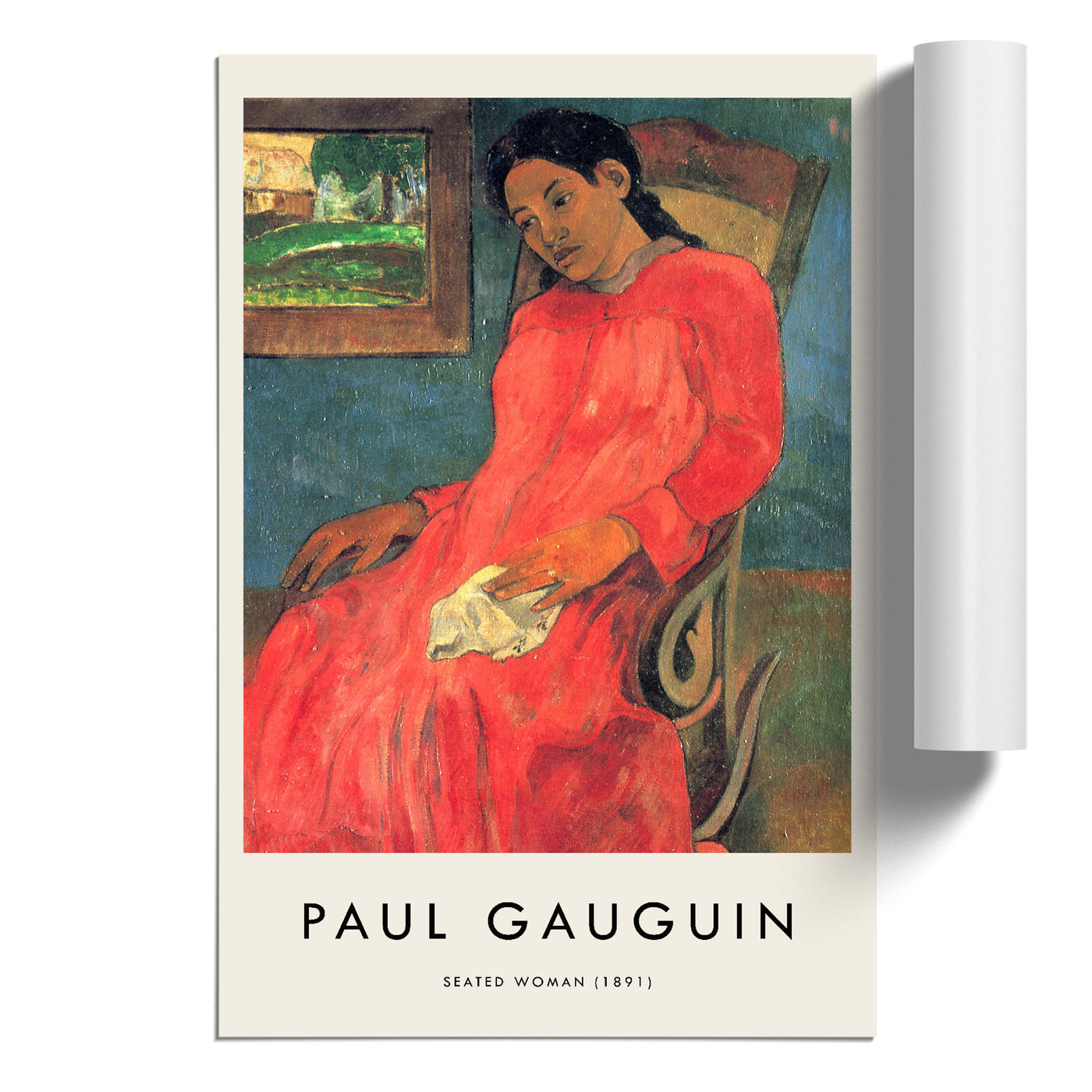 Seated Woman Vol.1 Print By Paul Gauguin