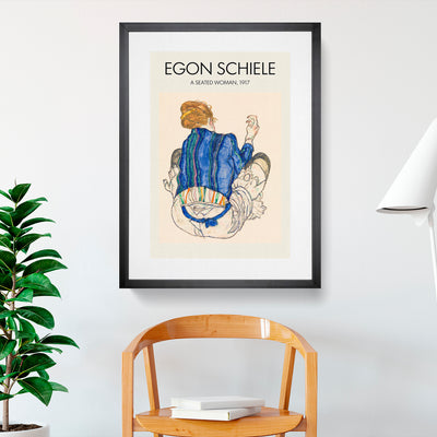 Seated Woman Vol.2 Print By Egon Schiele