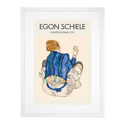 Seated Woman Vol.2 Print By Egon Schiele