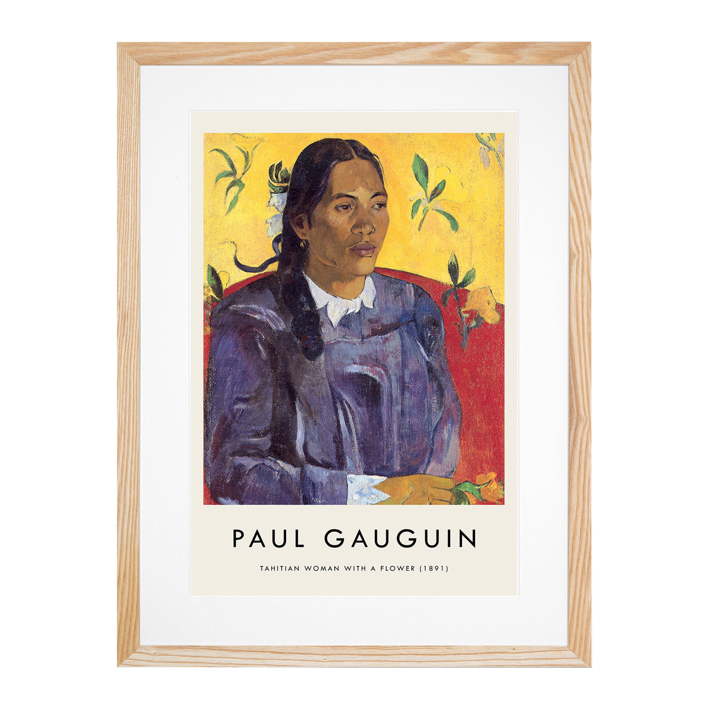 Seated Woman Vol.2 Print By Paul Gauguin