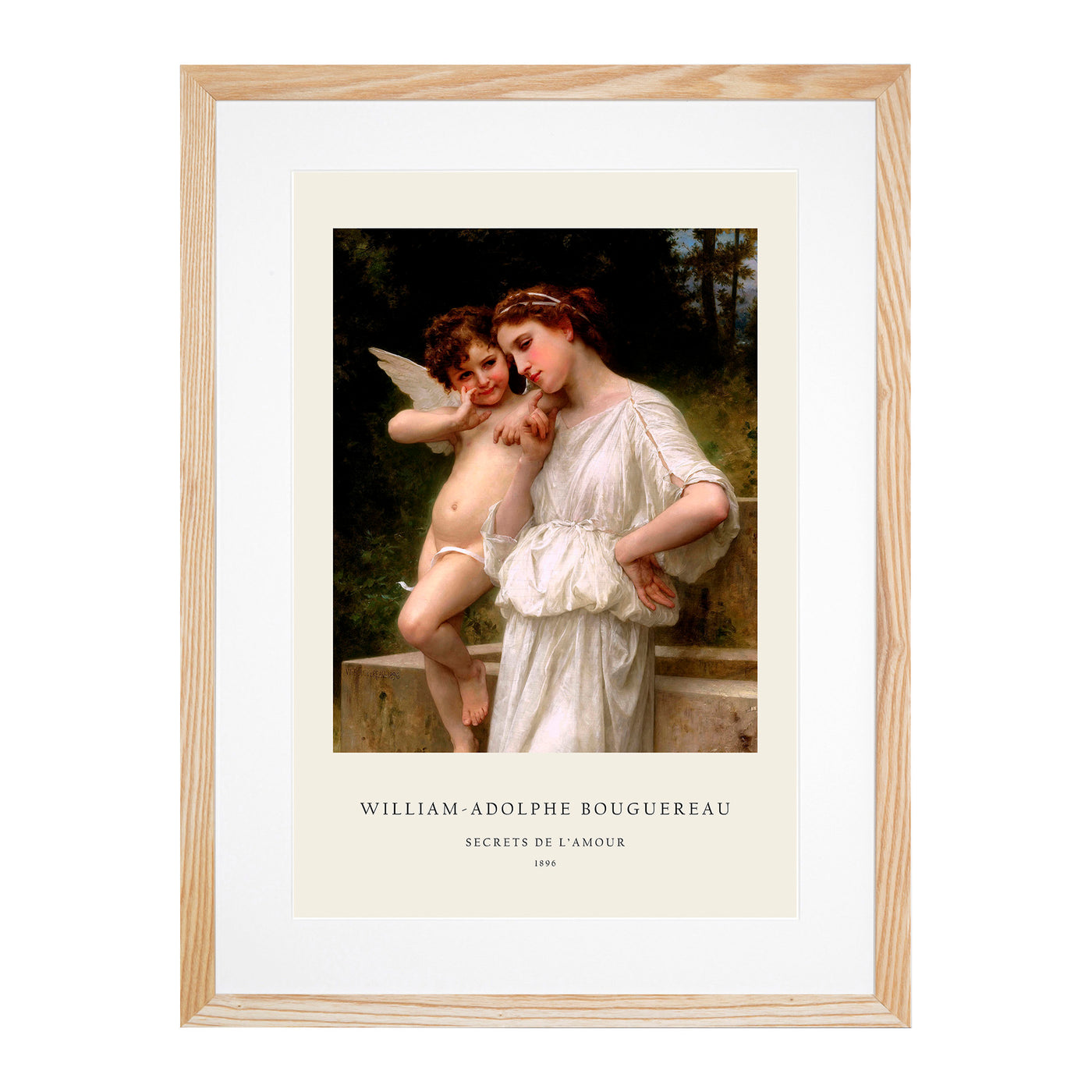 Secrets I Love Print By William-Adolphe Bouguereau