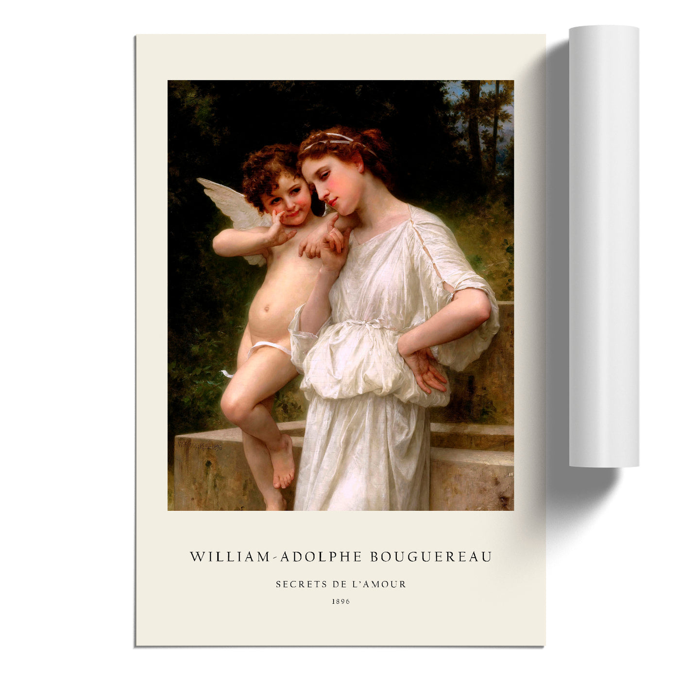 Secrets I Love Print By William-Adolphe Bouguereau