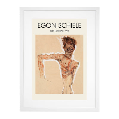 Self Portrait Print By Egon Schiele