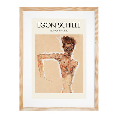 Self Portrait Print By Egon Schiele