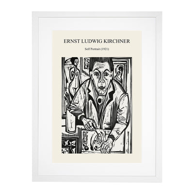 Self Portrait Print By Ernst Ludwig Kirchner