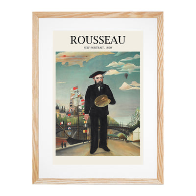 Self Portrait Print By Henri Rousseau