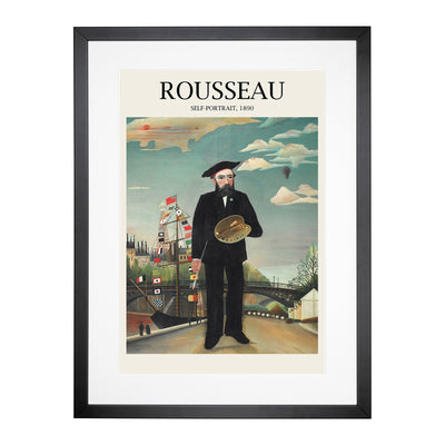 Self Portrait Print By Henri Rousseau Framed Print Main Image