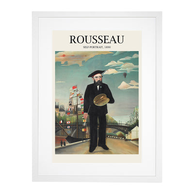 Self Portrait Print By Henri Rousseau