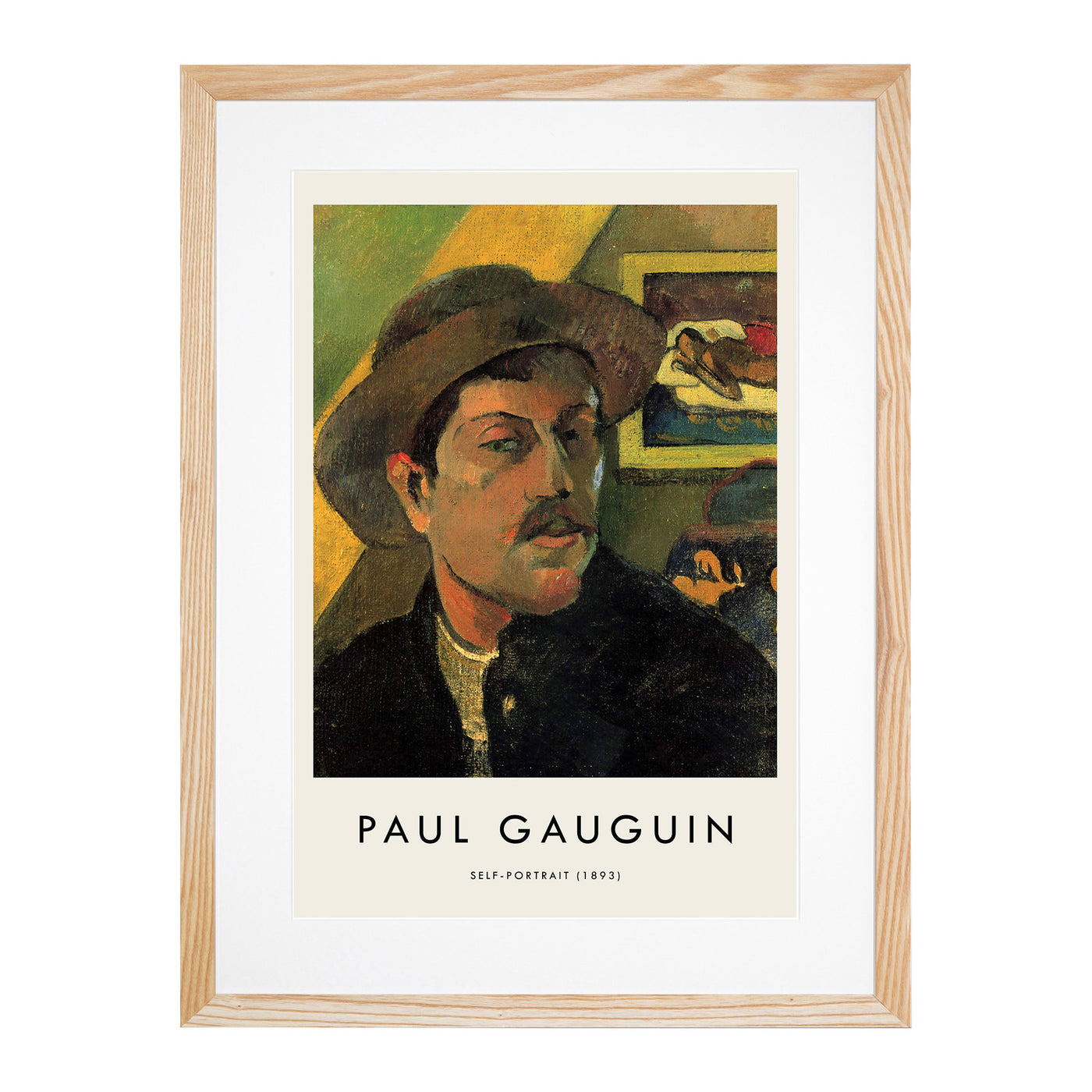 Self Portrait Print By Paul Gauguin