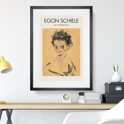 Self Portrait Vol.1 Print By Egon Schiele