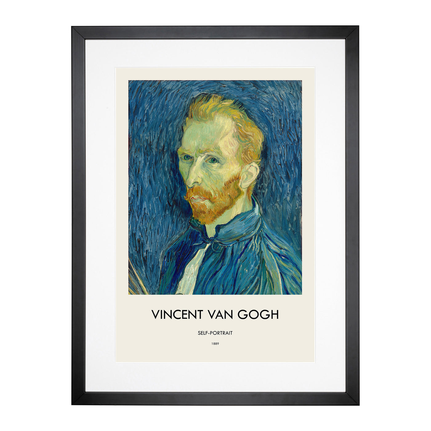 Self Portrait Vol.1 Print By Vincent Van Gogh Framed Print Main Image