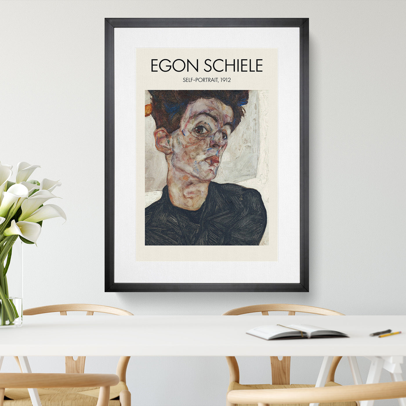 Self Portrait Vol.2 Print By Egon Schiele