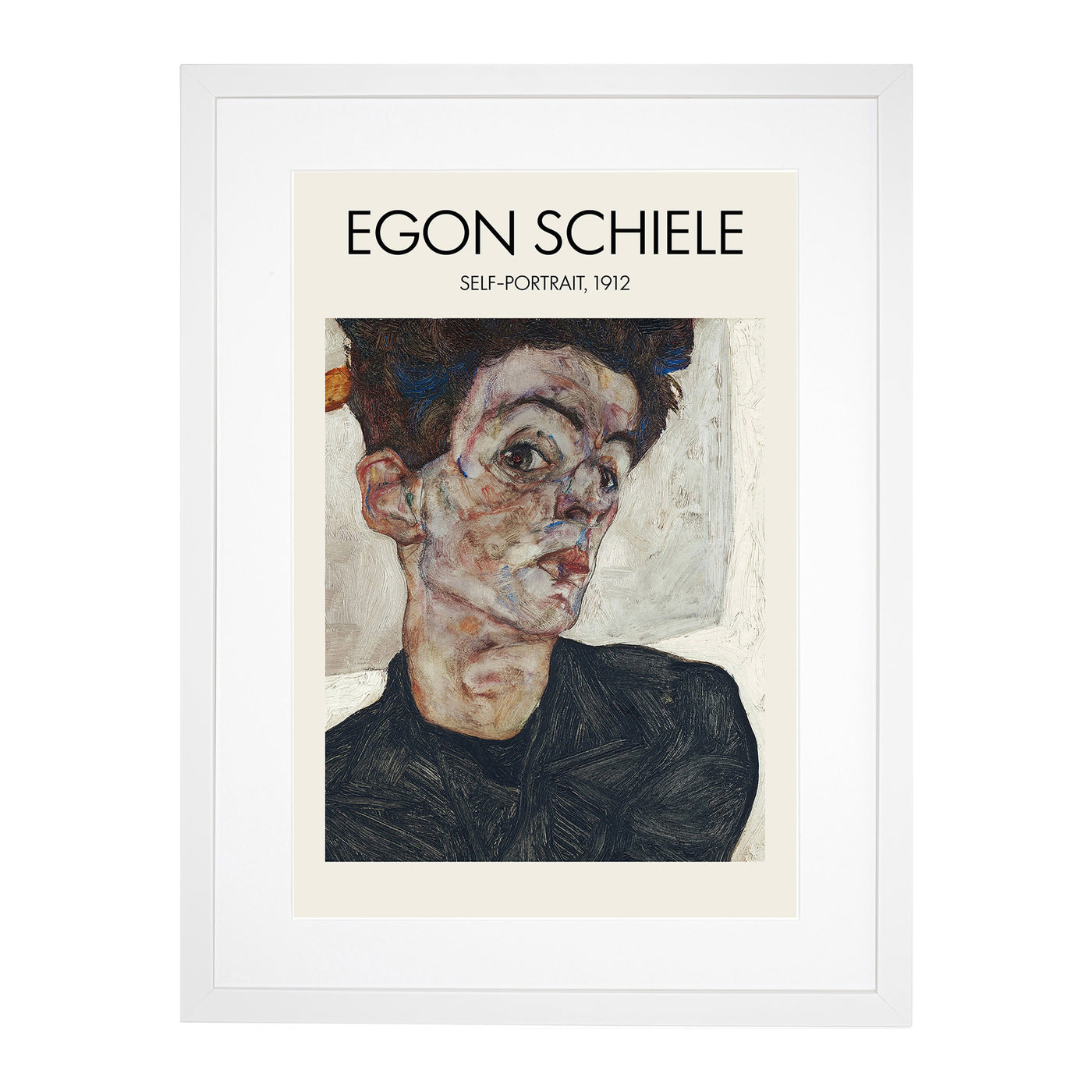 Self Portrait Vol.2 Print By Egon Schiele