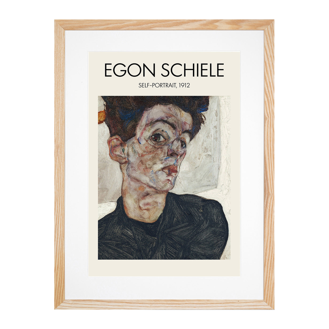 Self Portrait Vol.2 Print By Egon Schiele