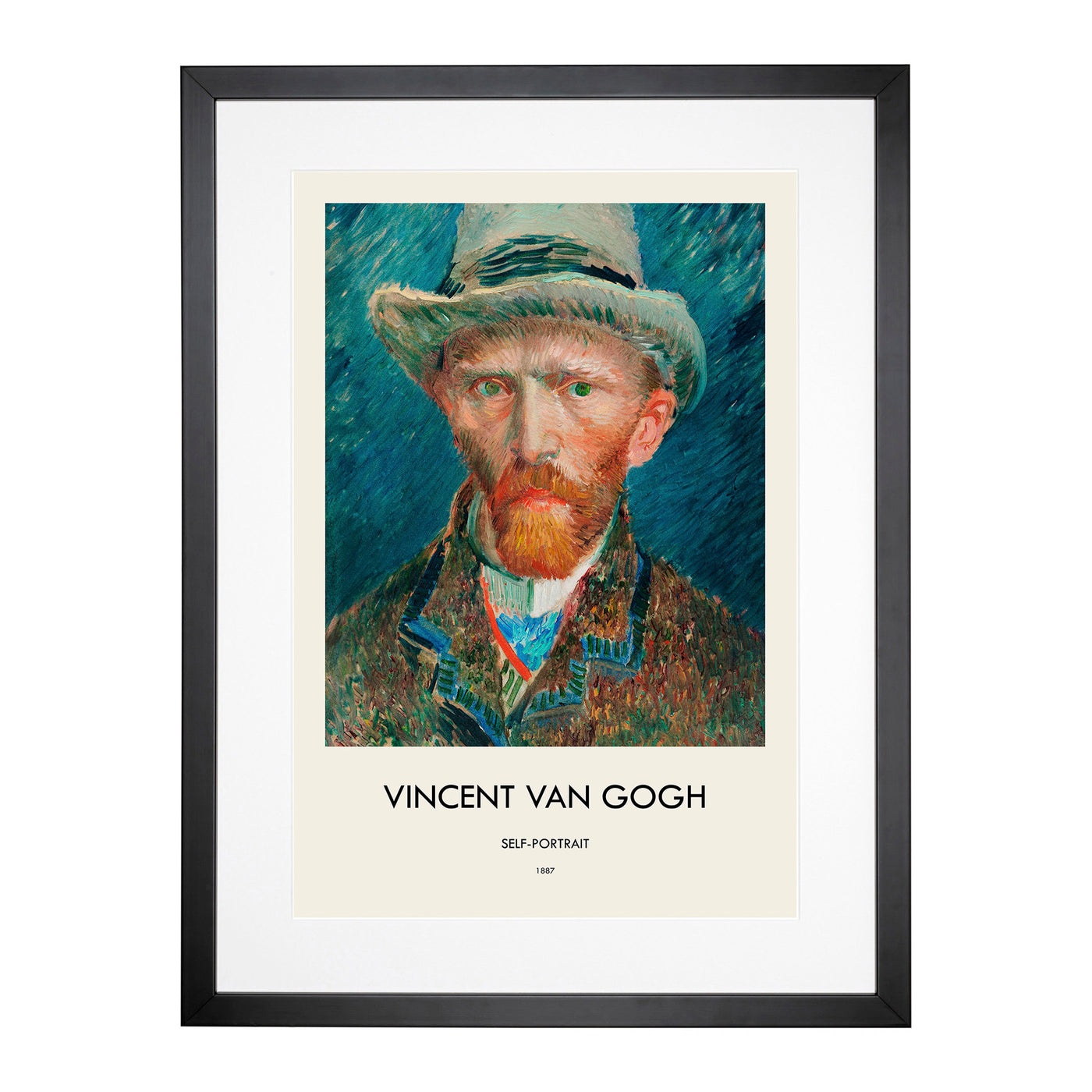 Self Portrait Vol.2 Print By Vincent Van Gogh Framed Print Main Image