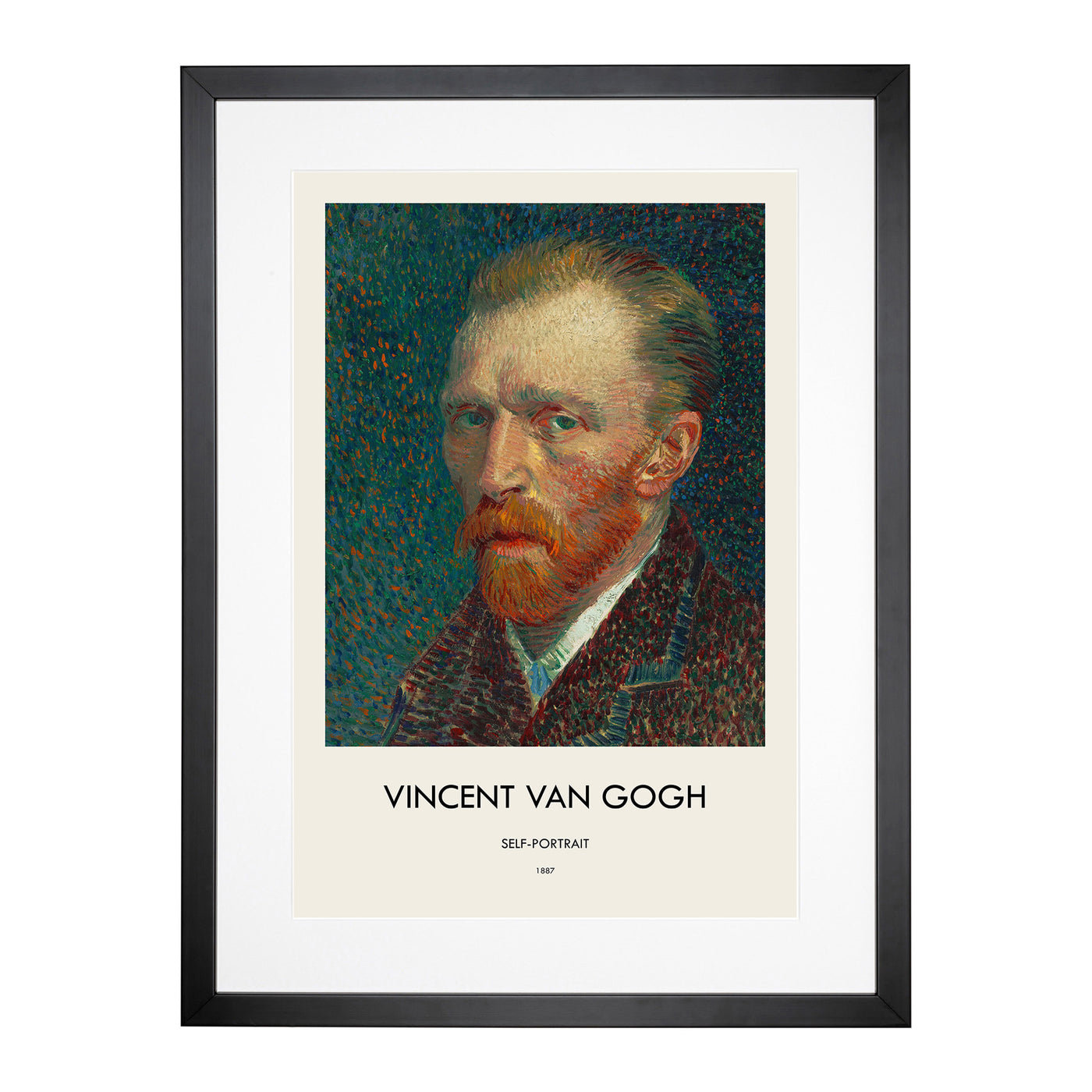 Self Portrait Vol.5 Print By Vincent Van Gogh Framed Print Main Image