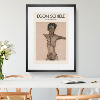 Self Portrait Vol.9 Print By Egon Schiele